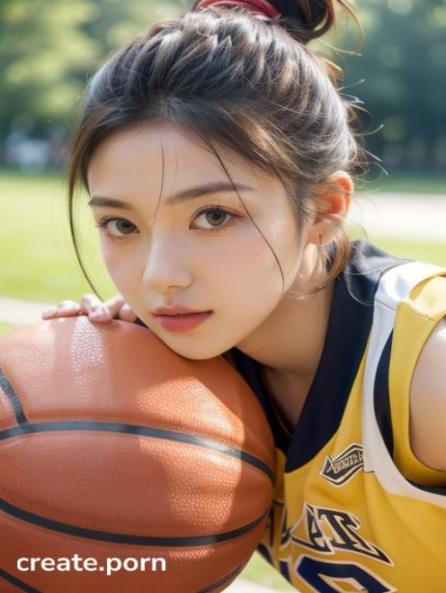 Oily Skin, kissing basketball, Park AI Porn