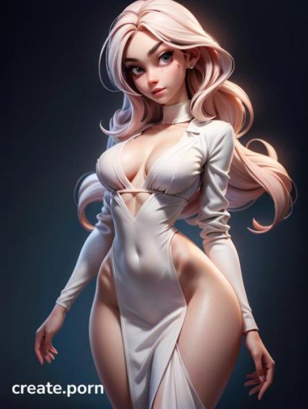 20s, Rounded Breast, 3D (Cartoon) AI Porn