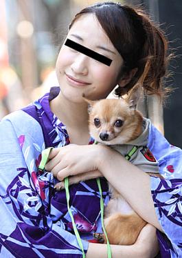 10musume 10-082423-01 Pick up a dog-loving yukata beauty while walking my dog!