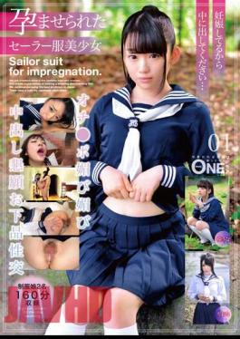 ONEX-030 Beautiful Girl In A Sailor Suit Who Was Impregnated, Punch Line, Flattering, Creampie Begging, Vulgar Intercourse 01