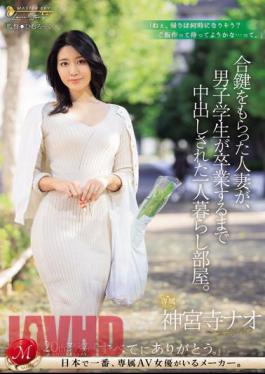 Mosaic JUQ-682 Married Woman Who Received A Duplicate Key Lived Alone In A Room Where A Male Student Was Creampied Until He Graduated. Jinguji Nao