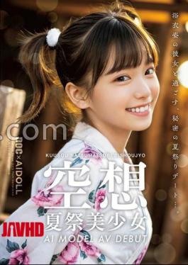 Mosaic DAL-012 Fantasy Summer Festival Beautiful Girl AI MODEL AV DEBUT